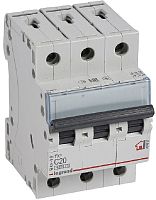 Выключатель автоматический Legrand TX3 6000 3п 20А C 10кА картинка